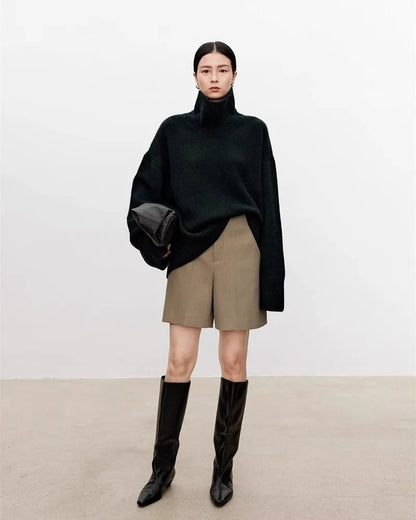 Oversized Cashmere Turtleneck
