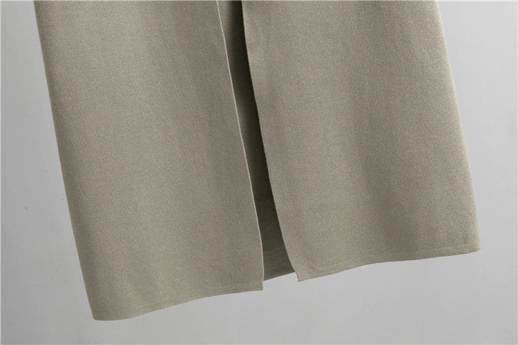 3-teiliges Strick-Set – Cardigan, Pullover & Hose