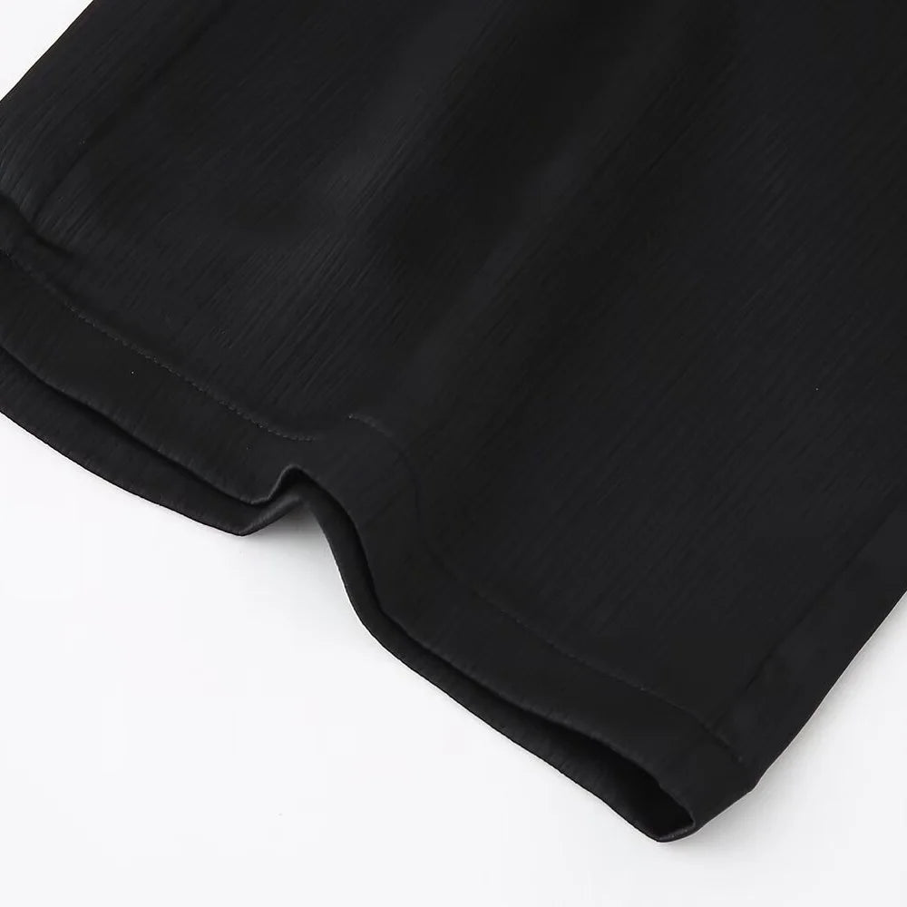 Doppelreihiges Blazer-Set mit Falteneffekt