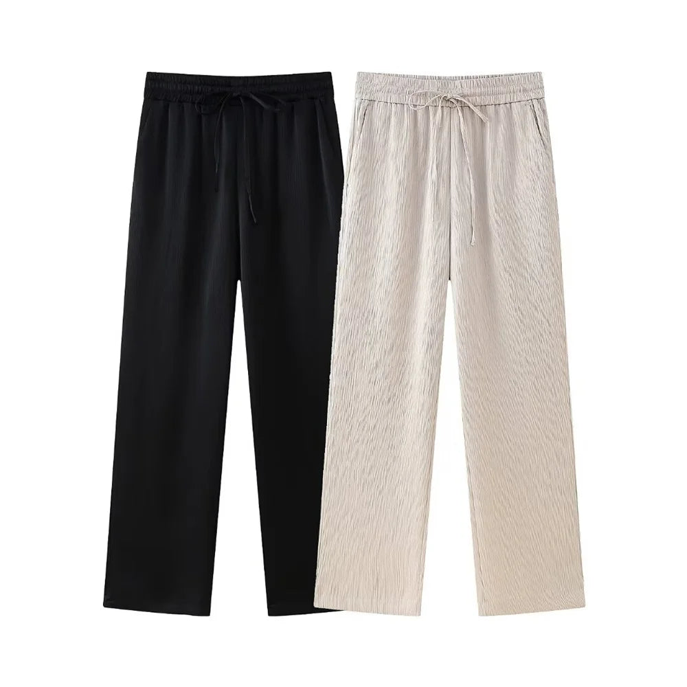 Doppelreihiges Blazer-Set mit Falteneffekt