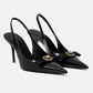 Black Slingback Heels