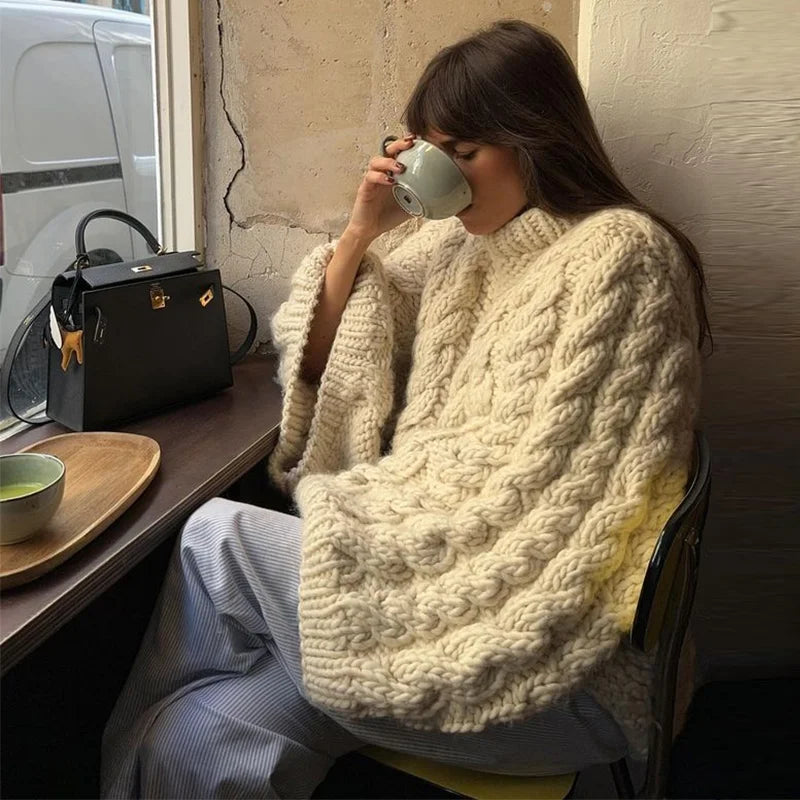 Oversize-Strickpullover