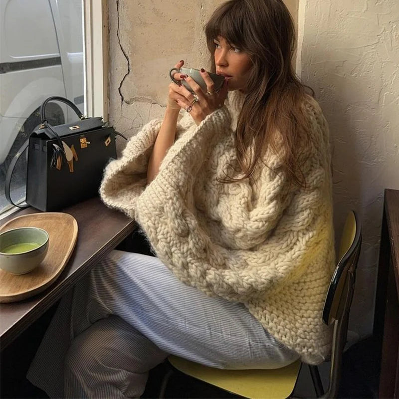 Oversize-Strickpullover