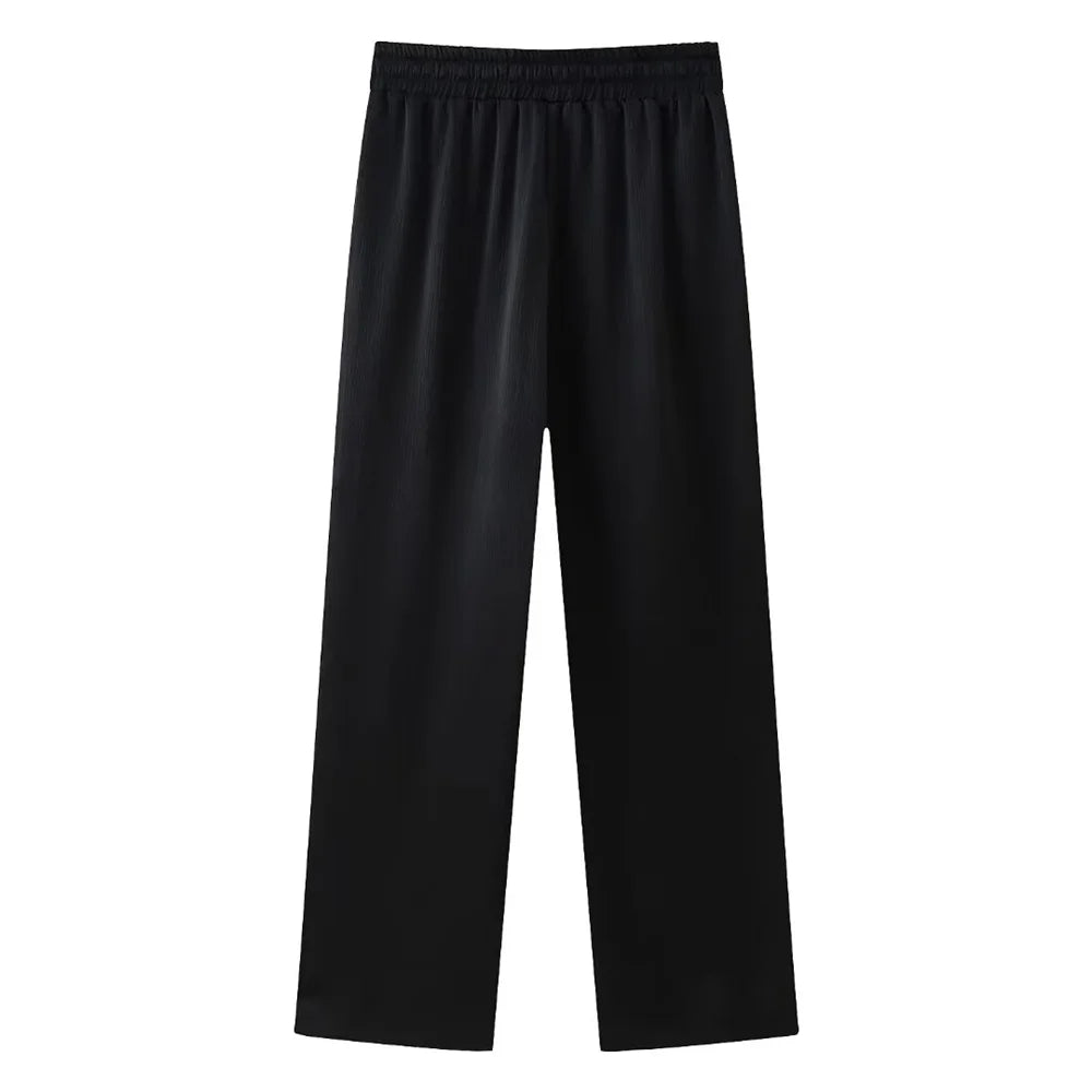 Doppelreihiges Blazer-Set mit Falteneffekt