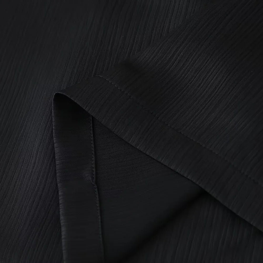 Doppelreihiges Blazer-Set mit Falteneffekt