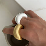 Verstellbare Chunky-Ringe im geometrischen Design