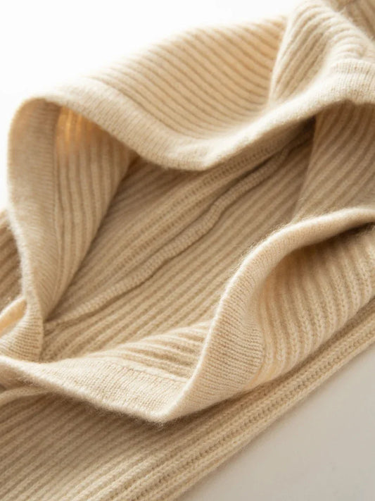 Wool Cashmere Knit Beanie