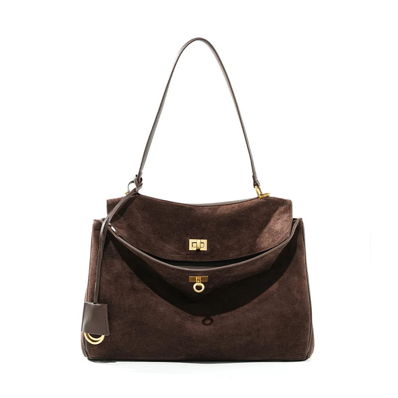 Soft Leather Casual Tote