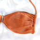 Plissierter Mikro-Bikini mit Cut-Out & Bandagen-Design