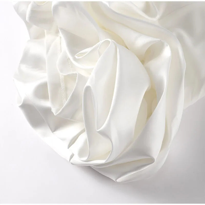 Ärmelloses Minikleid mit Rüschen & Falten-Design