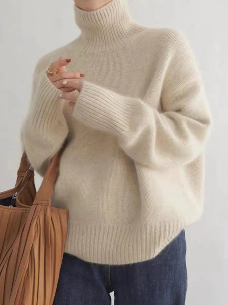 Oversized Cashmere Turtleneck