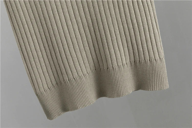 3-teiliges Strick-Set – Cardigan, Pullover & Hose